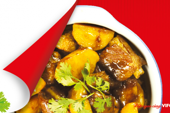 Sườn non kho khoai tây (2-3 người dùng)