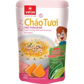 Fresh Porridge With Pork Tenderloin And Pumpkin 240g (Without MSG And I+G)