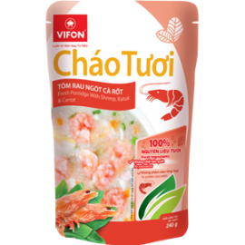 Fresh Porridge With Shrimp, Katuk, And Carrot 240g