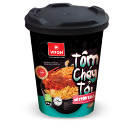 Dry Mixed Noodles Shrimp With Garlic Oil