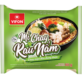Mì Chay Rau Nấm 60gr