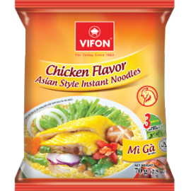 Chicken Flavor Asian Style Instant Noodles 70g