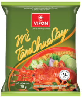 Instant Noodles Hot Sour Shrimp 70g