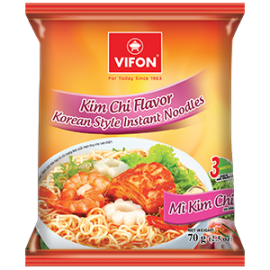 Kim Chi Flavor Korean Style Instant Noodles 70g