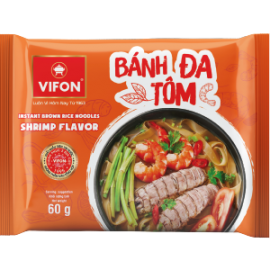 Instant Brown Rice Noodles Shrimp Flavor 60g