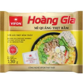 Hoàng Gia Mì Quảng Thịt Bằm (có gói thịt bằm thật) 130g