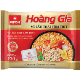 Hoang Gia Instant Noodle Thai Hotpot With Real Pork 130g