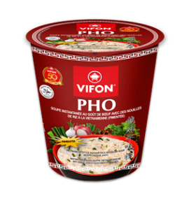 VIFON Vietnamese Style Instant Rice Noodles Soup Beef Flavour (hot) CUP PHO
