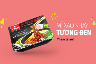 Mì khay tương đen VIFON: Ngày mới kiểu mới